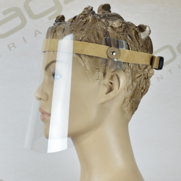 Przyłbica ochronna L podnoszona na miękkim pasku