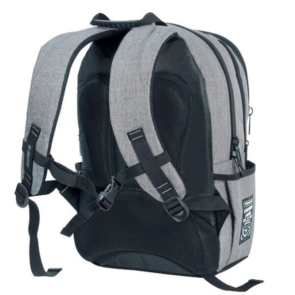 Plecak szkolny STARTER 8863 naszywki -  Popiel