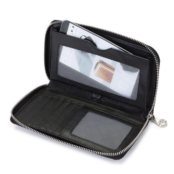 Wittchen portfel damski na telefon -  Popiel