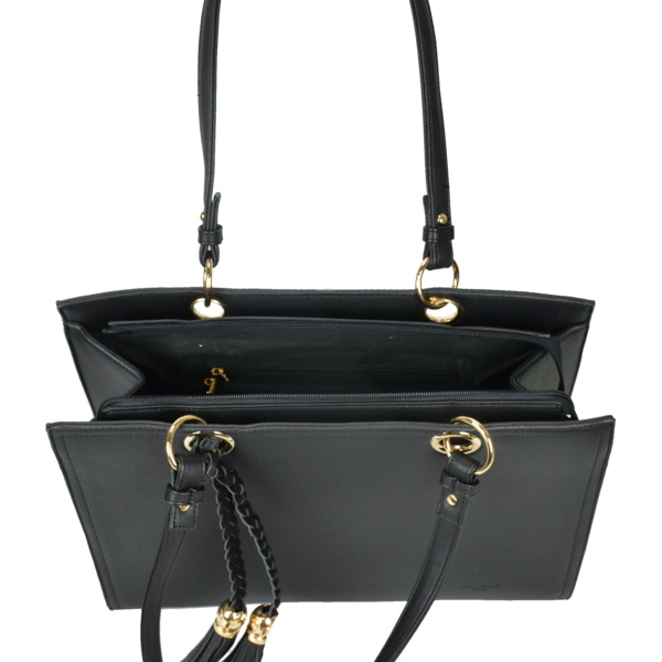 Torebka shopper GALLANTRY R-1588 -  Czarna