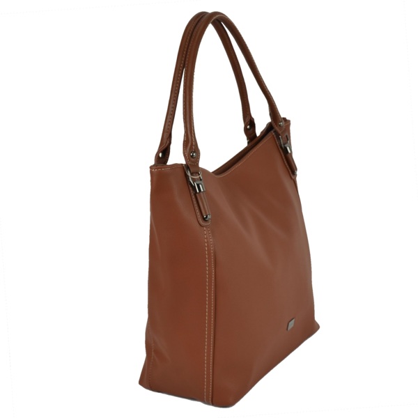Torebka shopper LUIGISANTO 6136 -  Brązowa