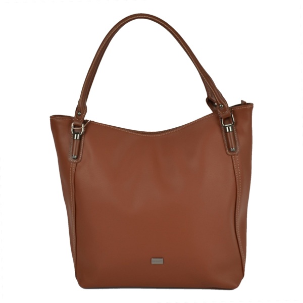 Torebka shopper LUIGISANTO 6136 -  Brązowa