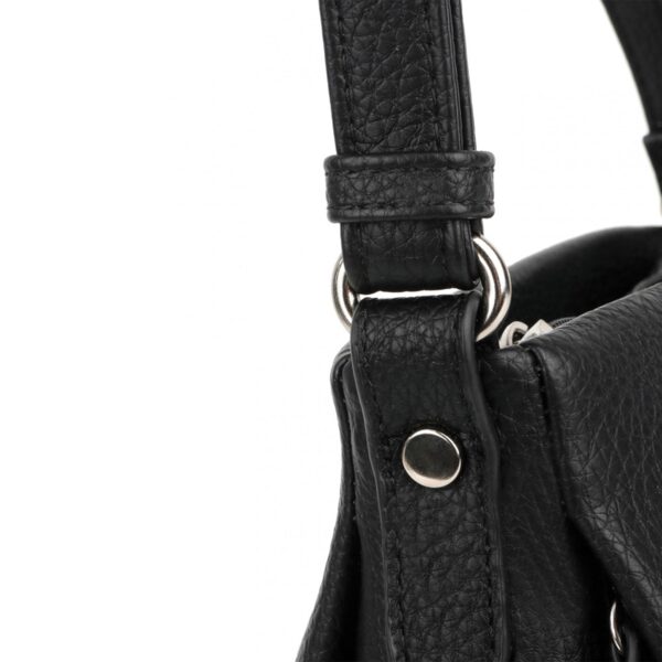 Torebka LUIGISANTO 6341a -  Czarna