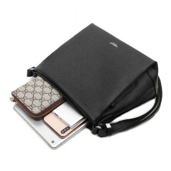 Torebka LUIGISANTO 6341a -  Czarna