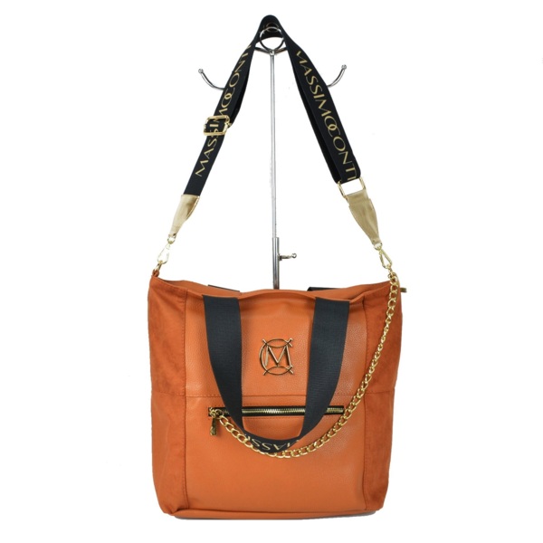 Torebka shopperka MASSIMO CONTTI -  Brązowa