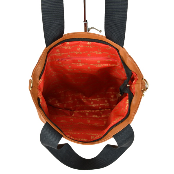 Torebka shopperka MASSIMO CONTTI -  Brązowa