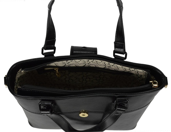 Torebka NOBO J4970 kuferek  -  Czarna