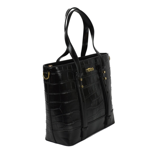 Torebka NOBO J5090 kuferek duży -  Czarna