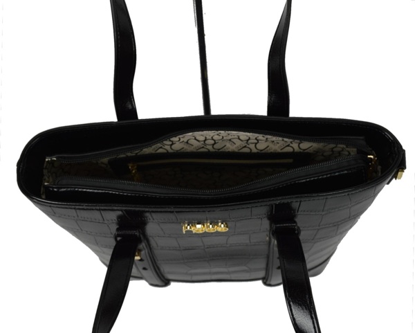 Torebka NOBO J5090 kuferek duży -  Czarna