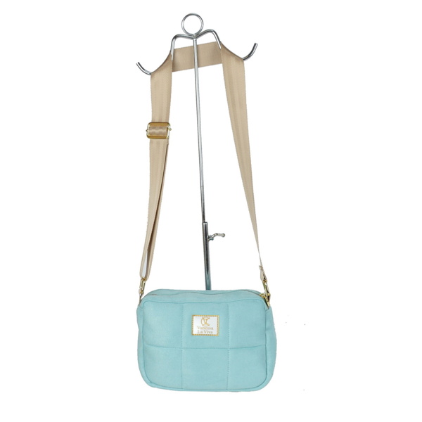 Torebka VANESSA LA VIVA pikowana -  Turkus